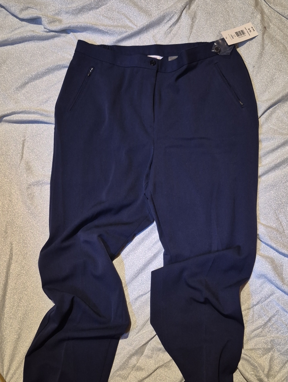 TanJay Navy Women's Dress Pants - Straight Leg